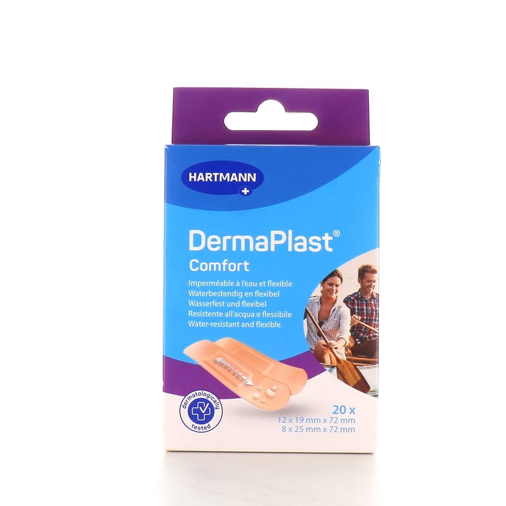 [H34002] DERMAPLAST CONFORT Pansement pré-coupé